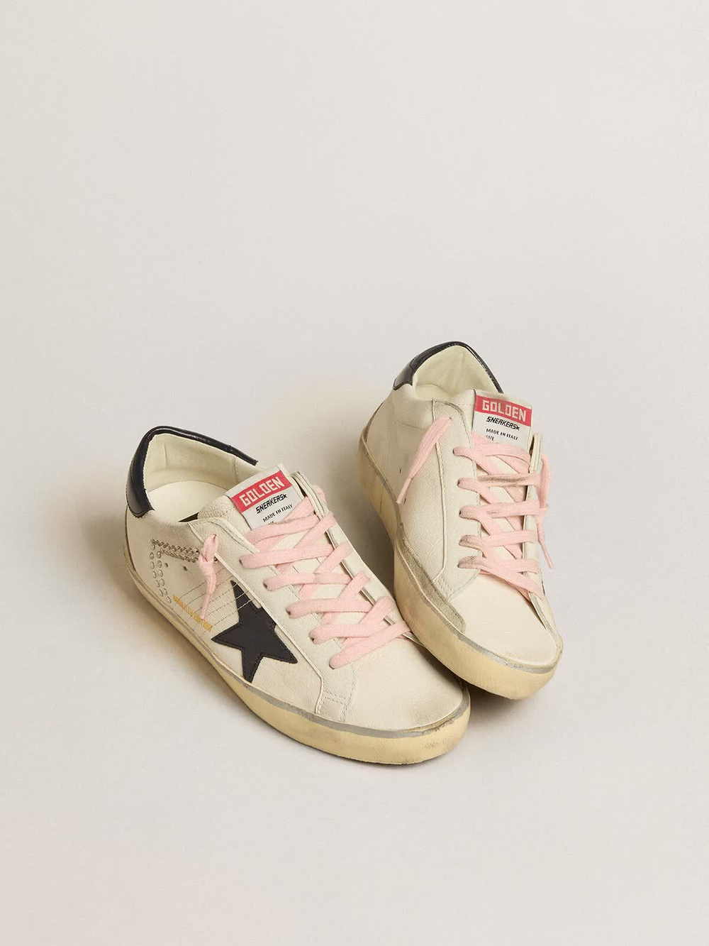 Super Star LTD with blue leather star and decorative studs
