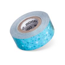 Обмотка для гимнастического обруча INDIGO Stars IN380-LB, 20мм*14м, голубой