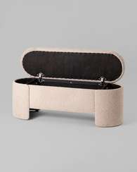 Банкетка Taks с местом для хранения букле капучино