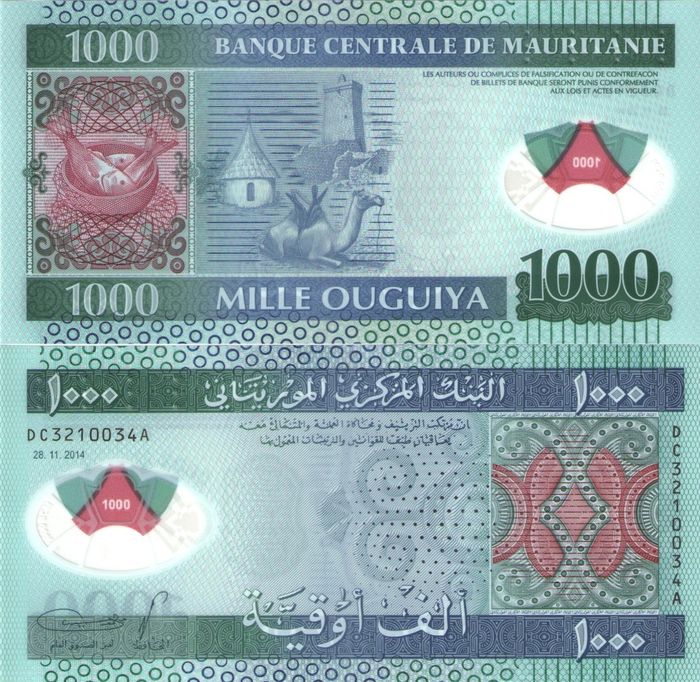 1 000 угий 2014 Мавритания