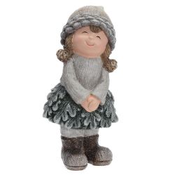 GAEM Фигурка декоративная "Мальчик/ Девочка, L9,5 W6,5 H19 см, 2в.