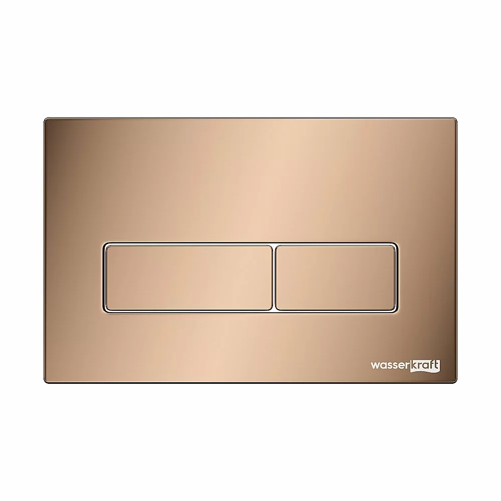 Система инсталляции для унитаза WasserKraft Glan 66TLT.010.ME.BL.RG03 с кнопкой розовое золото