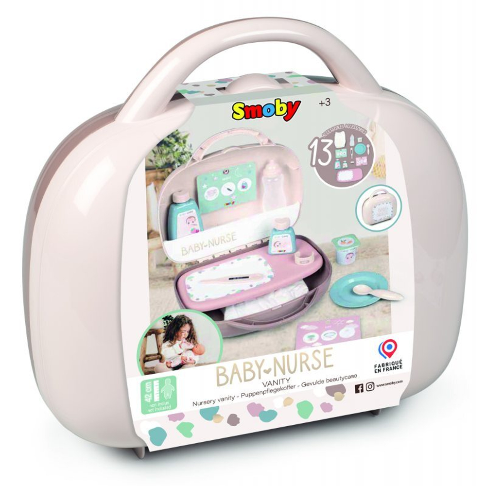 Smoby Baby Nurse - Чемодан для няни с аксессуарами 220367