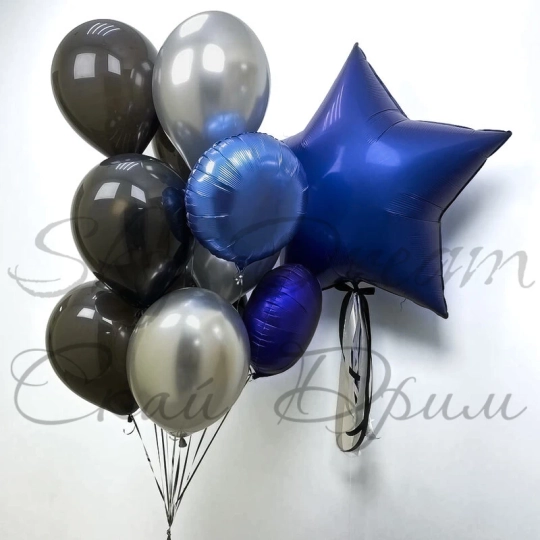 Композиция из шаров брутальному Мужчине №2