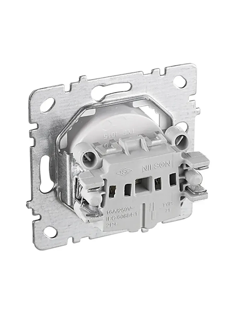 Механизм Розетки 1-ой б/з с/п Золото TOURAN NILSON