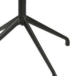 Обеденный стол Ontip Ø70 см, черный металл