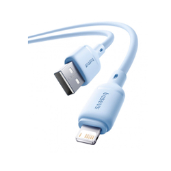 Интерфейсный кабель Baseus Silky USB to iP 2.4A 1m Galaxy Blue (P10377702313-00)