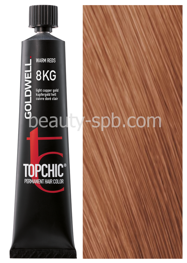 Goldwell Topchic 8KG медно-золотистый блондин 60 мл