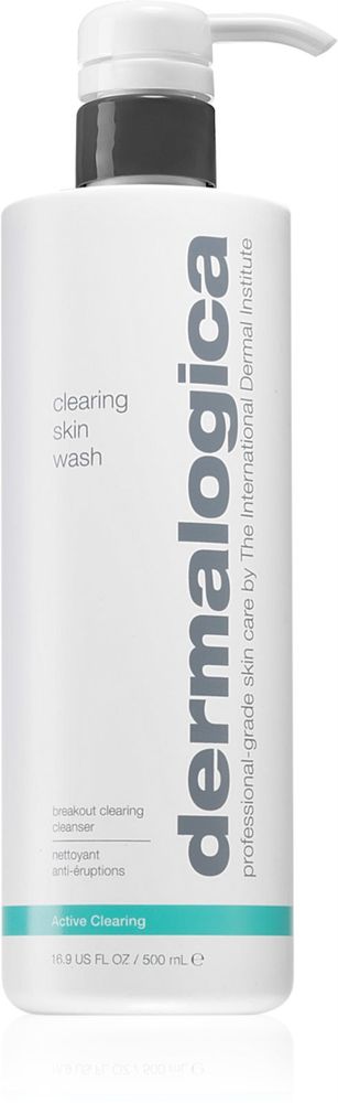 Dermalogica Active Clearing Clearing Skin Wash - очищающая пенка с эффектом осветления и разглаживания кожи /   500  ml  / GTIN 666151011359