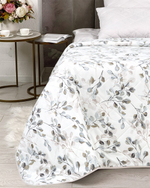 Покрывало на кровать, стеганое, поплин с размерами 215х220