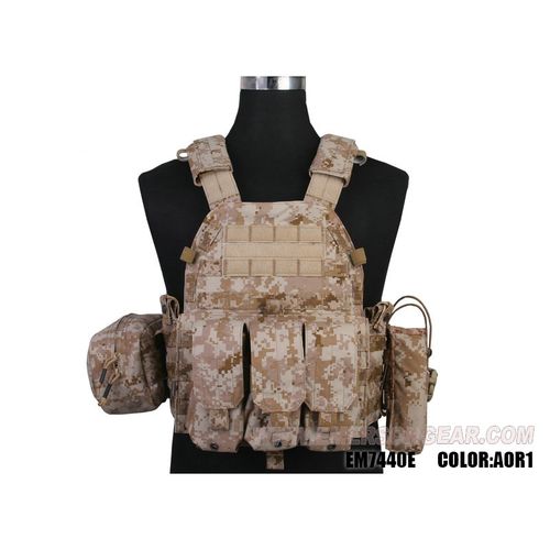 Тактический жилет с 3-мя подсумками EmersonGear LBT6094A style Plate Carrier w 3 pouches