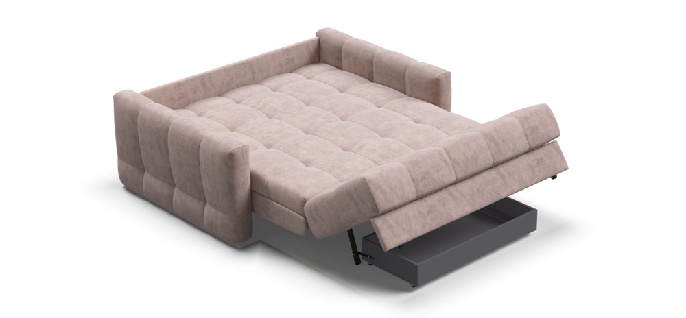 Диван Босс Слип 140 Велюр Роял пион