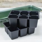 Парник мини для рассады 12 ячеек 40см (зеленый)