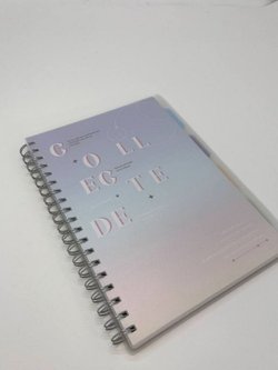 Блокнот тетрадь с разделителями формат В5 175х250 мм 110 листов (3967-1)