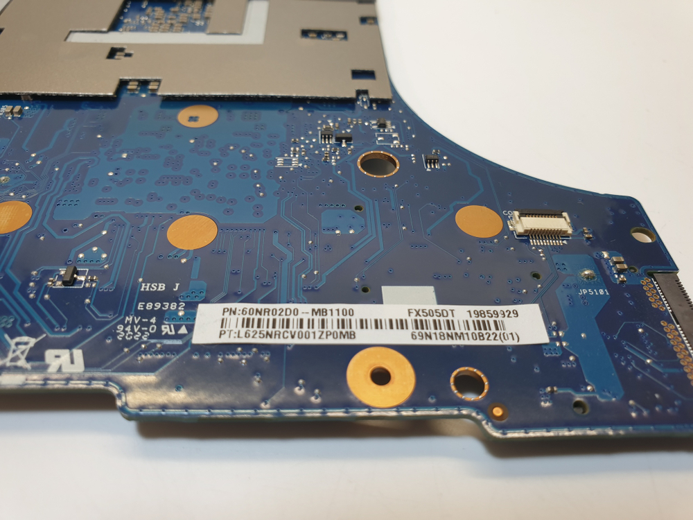 Материнская плата Asus FX505D, 60NR02D0 неисправная