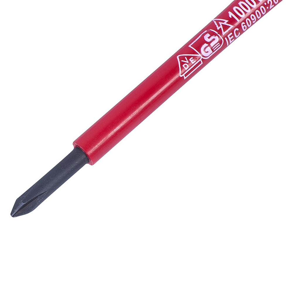 KING TONY (14710003) Отвертка диэлектрическая крестовая Phillips PH0 x 75 мм