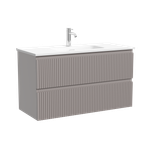 Тумба подвесная SANCOS Snob R 995х390х500, c двумя ящиками оснащенными доводчиками, Doha Soft, арт.SNR100/39SM