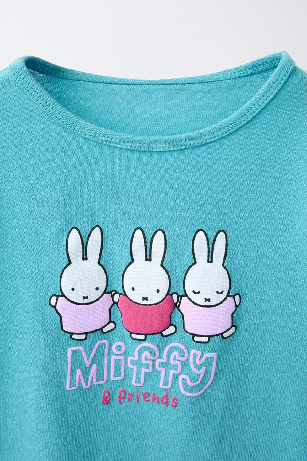 ZARA ФУТБОЛКА С ВЫШИВКОЙ MIFFY™ MERCIS BV ©, СИНИЙ