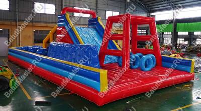 Надувная полоса препятствий "Универсальная", 19,5*7,5*5 м