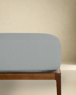 Наматрасник Zara Home хлопок, лён 100%, однотонный, 3110/900