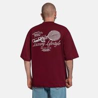 Футболка HAIDED DUSTY RACQUET HW, темно-бордовый