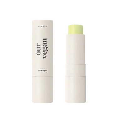 Бальзам для губ с эффектом увеличения MANYO FACTORY Our Vegan Color Lip Balm Green Pink (Avocado)