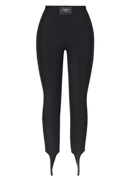 Лосины со штрипками из бифлекса через палец matte