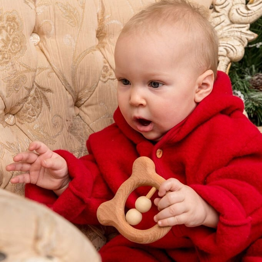 Погремушка - грызунок "Глазастый Медвежонок" Леснушки