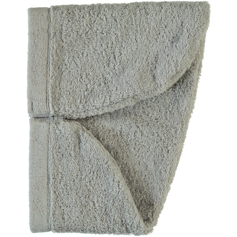 Элитное полотенце для волос Turban 7073 Hairtowel серое от Cawo Германия