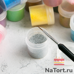 Блестки декоративные «Серебро»