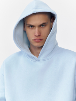 Худи с начесом (голубой)