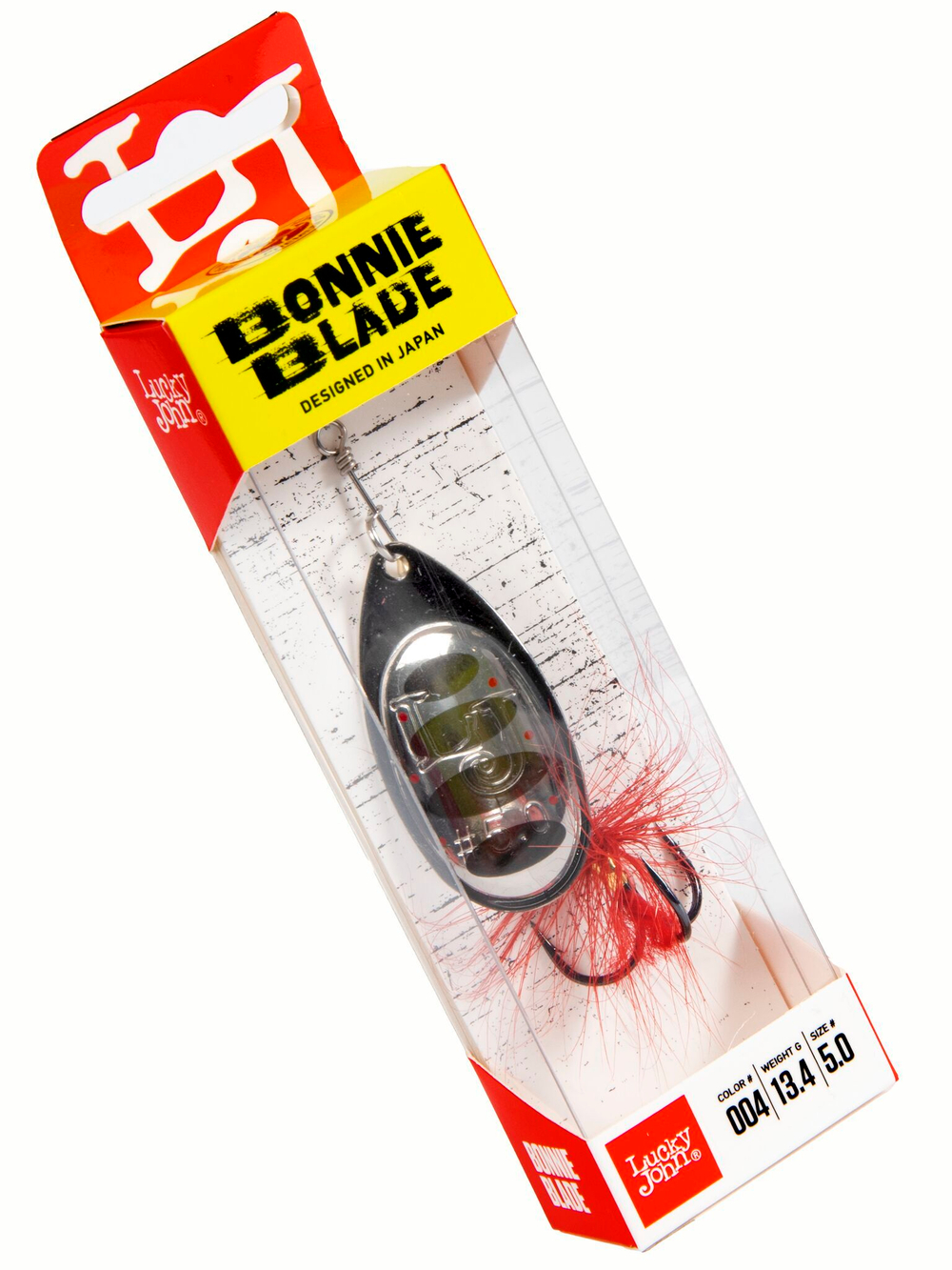 Блесна вращающаяся Lucky John BONNIE BLADE 5 13.4г 004 в блистере