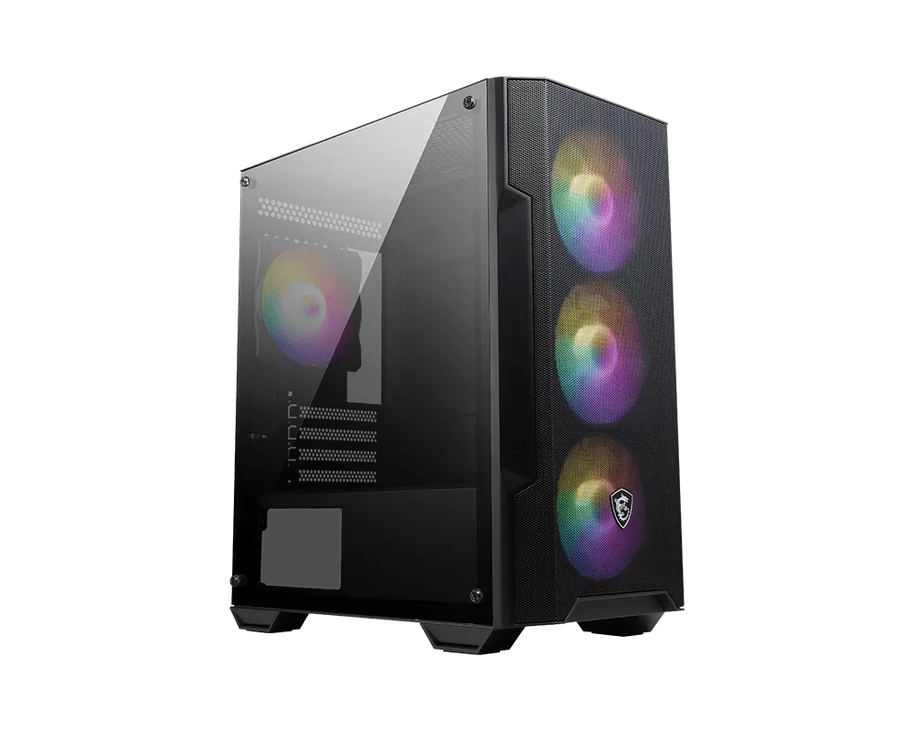 Компьютерный корпус MSI MAG FORGE M100A mATX/Mini-ITX 1x3.5" 2x2.5" 1xUSB3.2  4xRGB Fan mATX