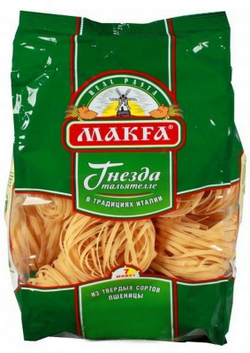 Макаронные изделия Гнезда (Тальятелле) Макфа - 450 г