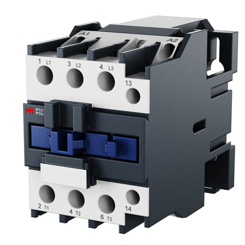 Контактор JLC1-D32-10-F5 (AC110), номинальный ток 32A, 3 полюса, доп контакт 1НО, напряжение катушки 110VAC