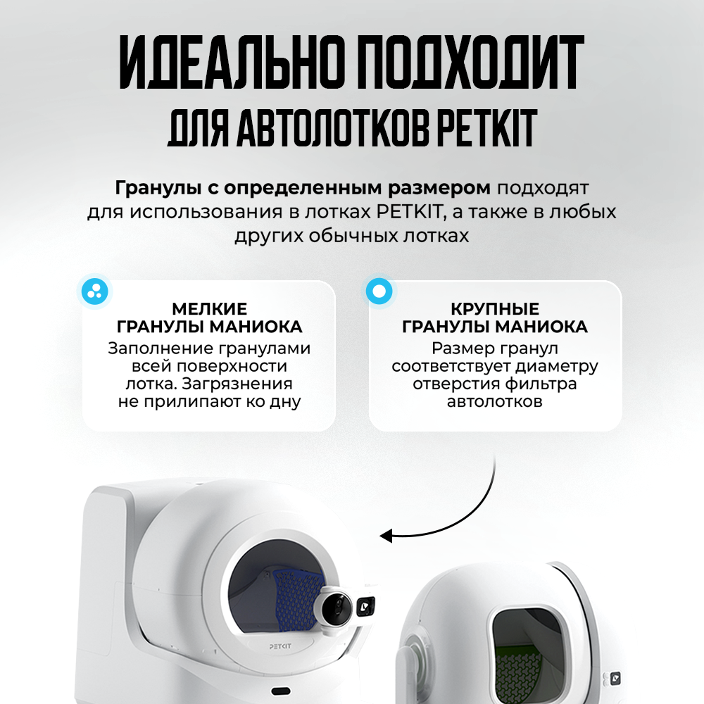 Набор наполнителя для кошачьего лотка комкующийся тофу натуральный 4 упаковки