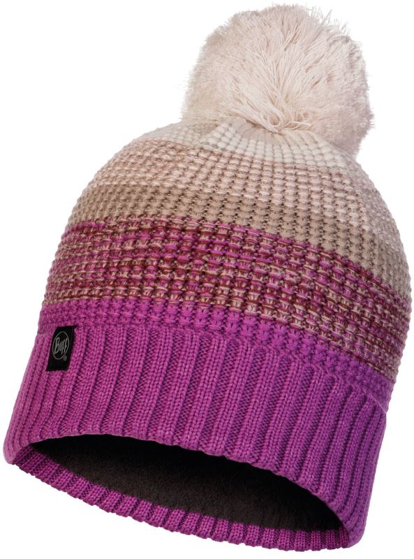 Шапка вязаная с флисом Buff Hat Knitted Polar Alyona Mauve Фото 1