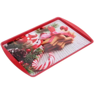 Поднос жестяной 38*24см «Пряничное чудо»