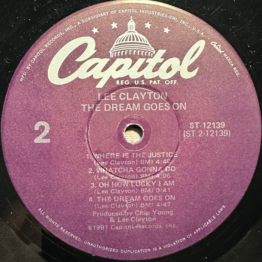 Lee Clayton - The Dream Goes On (США 1981г.)