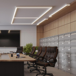 359608 OVER NT25 000 белый Светильник соединитель «L» с переключ. цв. температуры IP20 LED 8W 220-240V 3000К\4000К\6000К FATTO