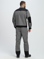Костюм Вестгард-1 (тк.Канвас,260) брюки, т.серый/черный