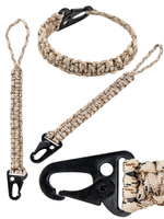 Браслет с ножом на запястье из паракорда, тактический с ножом, цвет зеленый, браслет выживания, нож на запястье