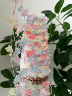 Пряжа Единорог UNICORN мультиколор с шишибриками 50 g