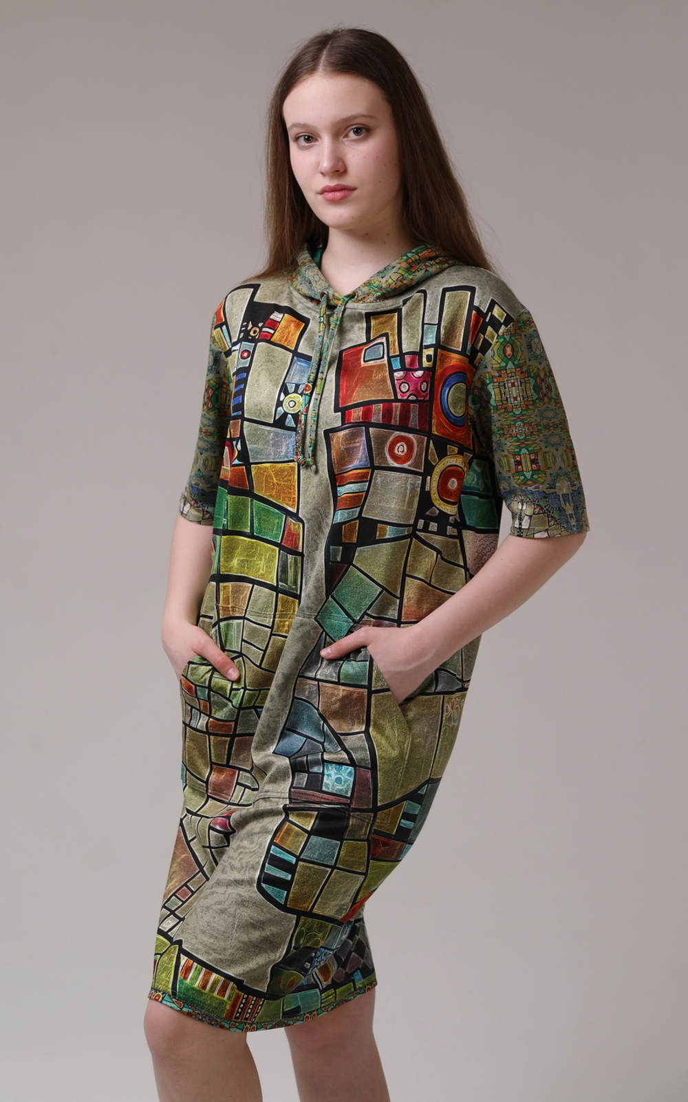 Платье "Витражи", по мотивам живописи Тани МакКабе