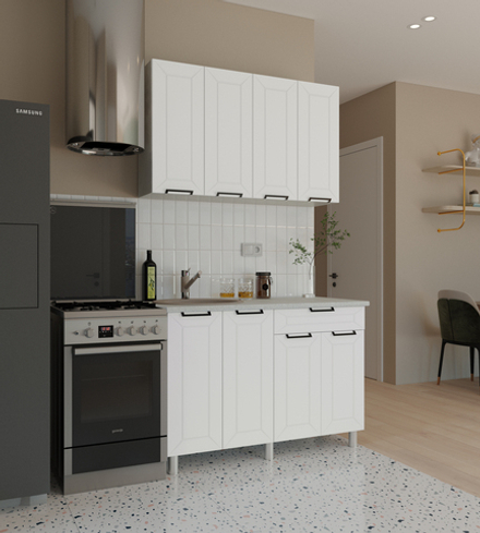 Кухня РИВЬЕРА готовое решение 1,2м