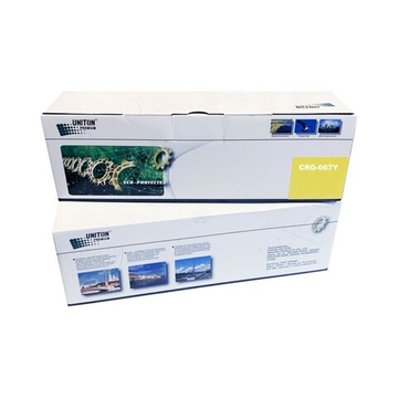 Картридж UNITON, аналог CANON 067Y для LBP-631/633, MF651/655/657 желтый (1,25K) Premium Eco