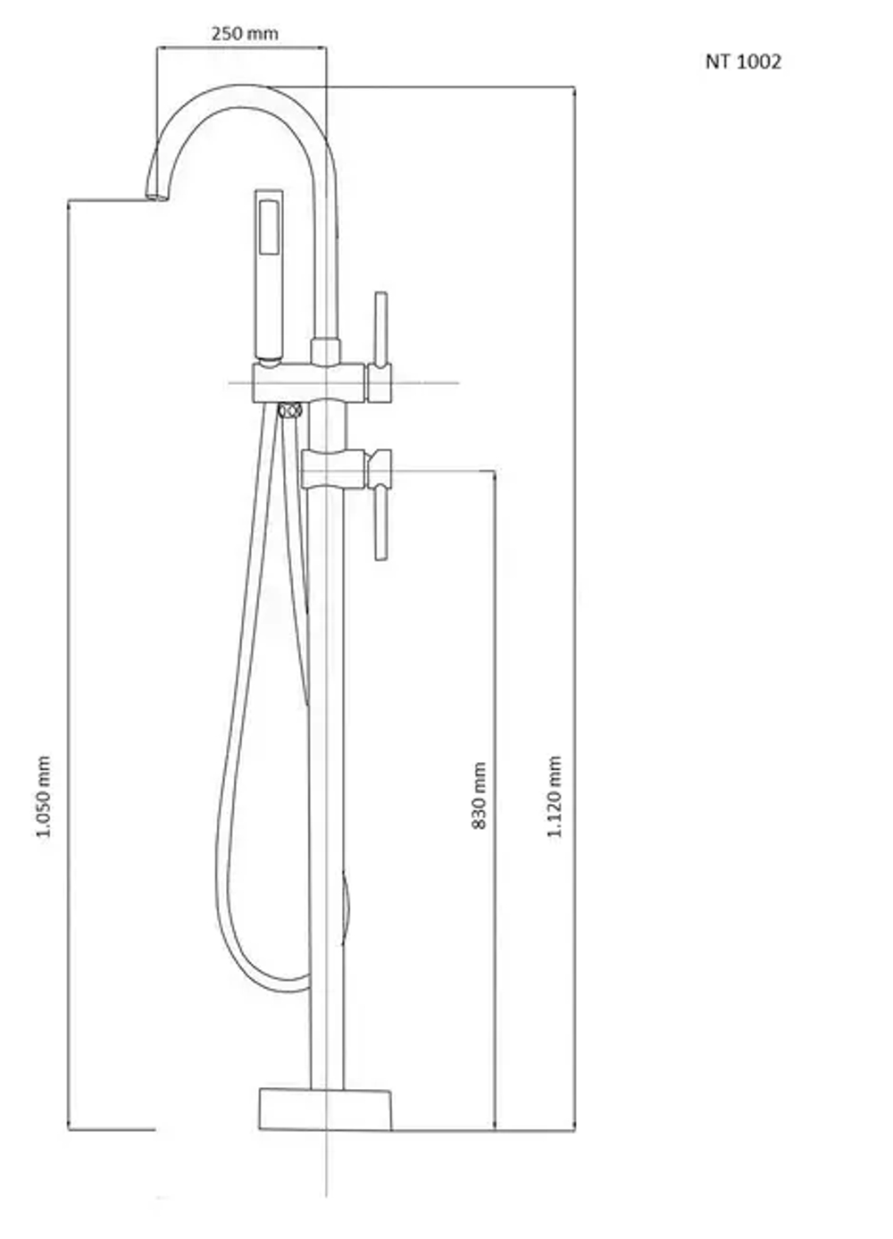 Смеситель NT1002 POLO