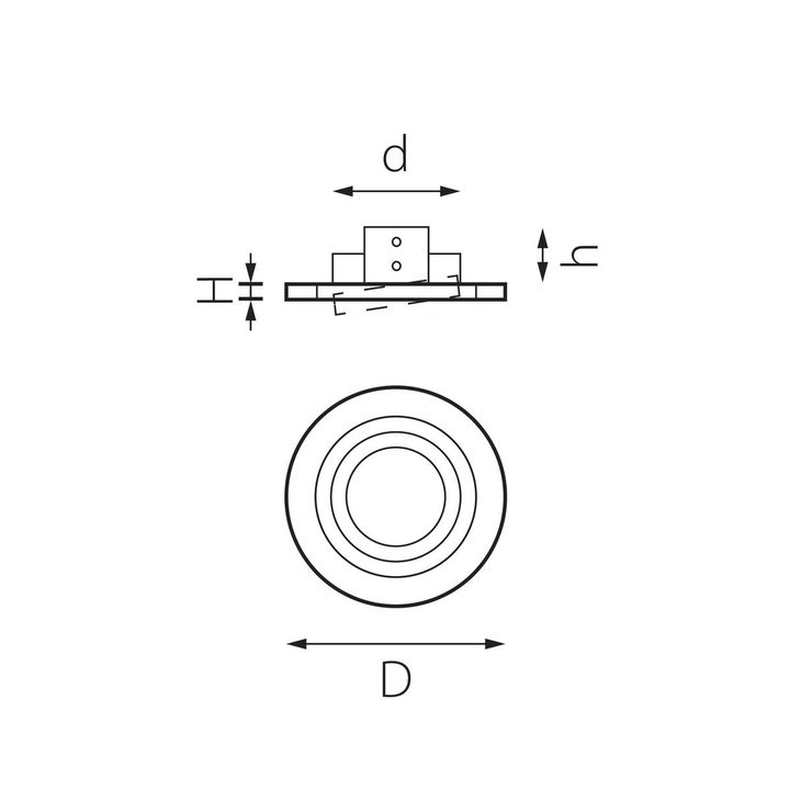 Комплект из светильника и рамки Lightstar Intero 16 (217617+217606) i61706