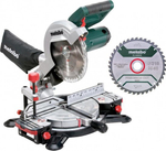 Пила торцовочная сетевая METABO KS 216 M 690874000 2 диска