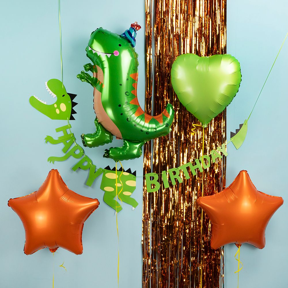 Шар (19''/48 см) Звезда, Папайя, 1 шт.